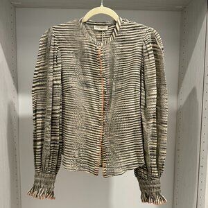 Ulla Johnson Finley Striped Blouse